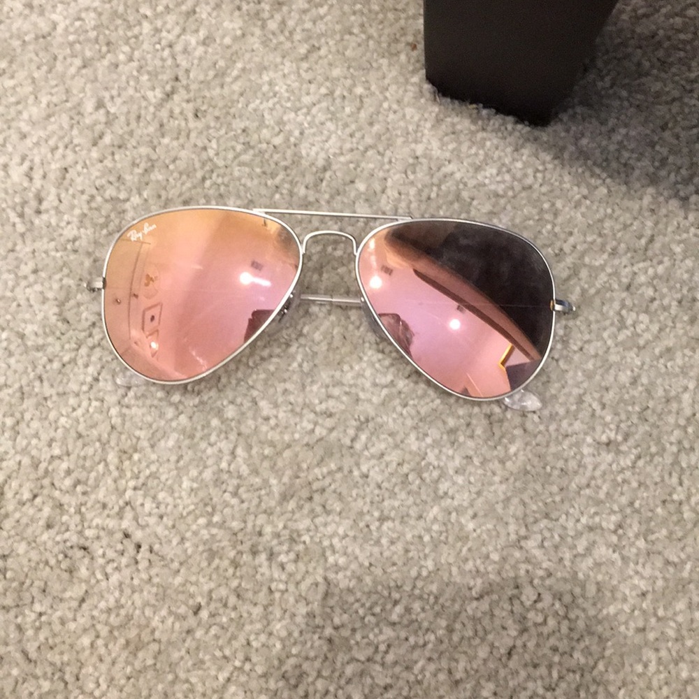 Ray-Ban Copper Flash 55mm Aviator Sunglasses